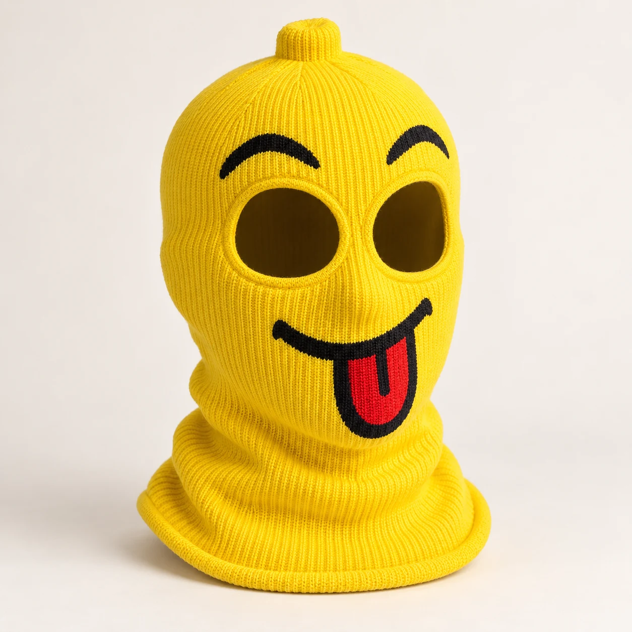 Yellow ski mask
